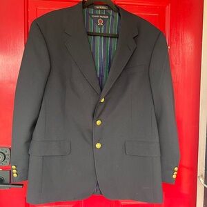 Tommy Hilfiger Men's Jacket 40S Short Black Castner Knott Co USA Black Tie